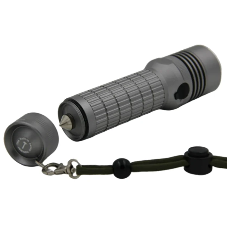 LED 10W aluminum multi-functional flashlight and power bank function with glass breaker