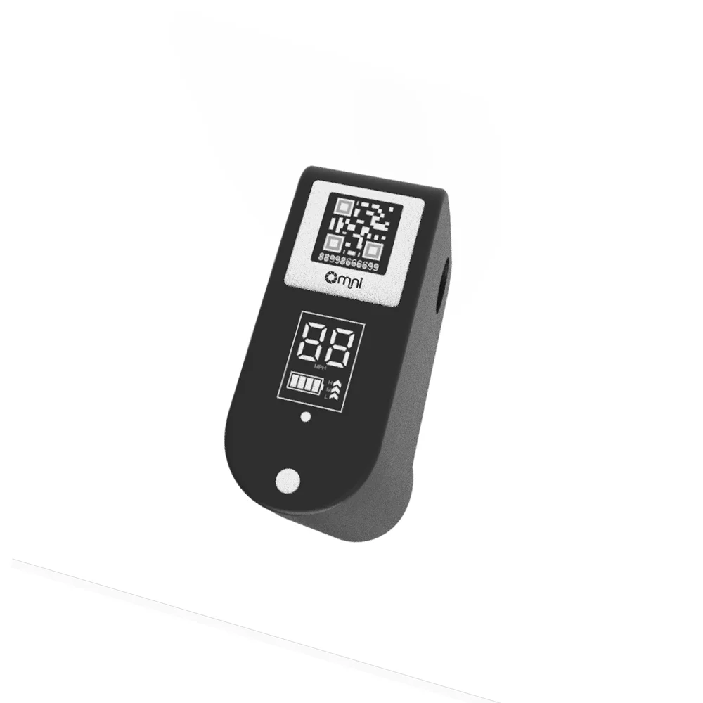 Customizable Balancing Black Kick Electric Scooter Skate Board IOT Device For Sharing Purpose