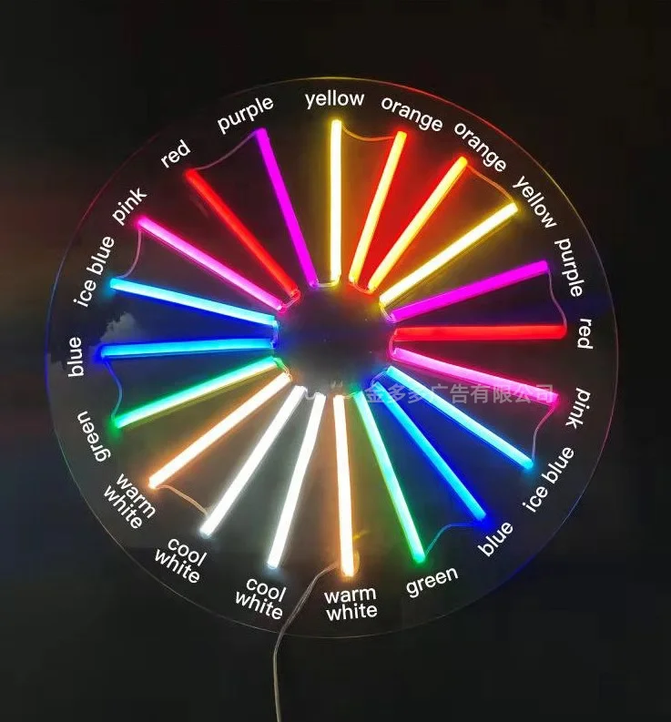 
Amazon Hot Free Shipping USB Colorful Smiley Face Sunflower Neon Sign Gifts Big Rainbow Flower Neon Sign for Wall 