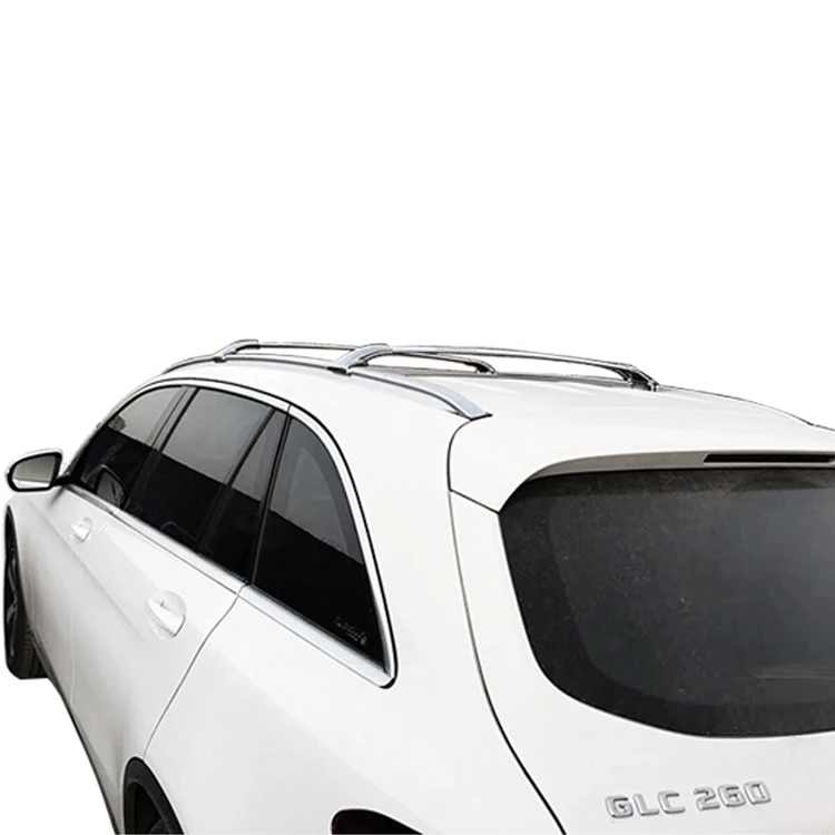 Aluminum car roof rack stainless brackets OE mercedes GLC roof cross bars