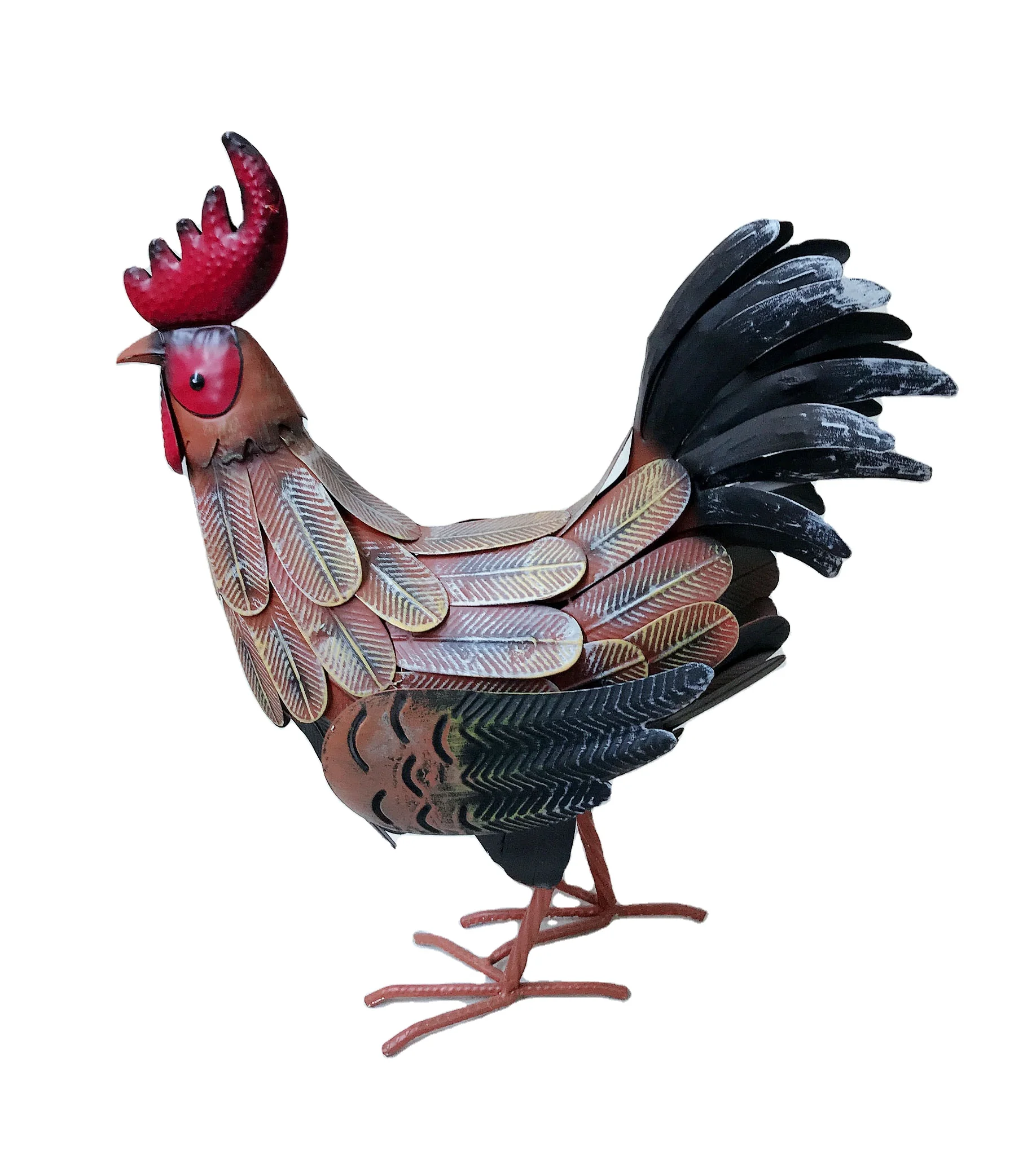 
Cast iron metal decoration rooster craft Garden ornament 