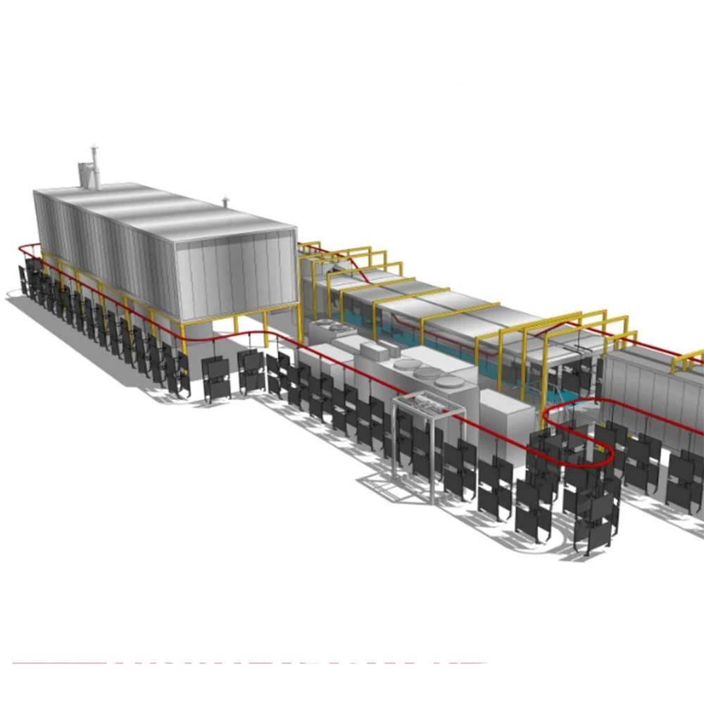 Cathodic Electrophoresis Painting Line Dip E-Coating Line with Long Service Life