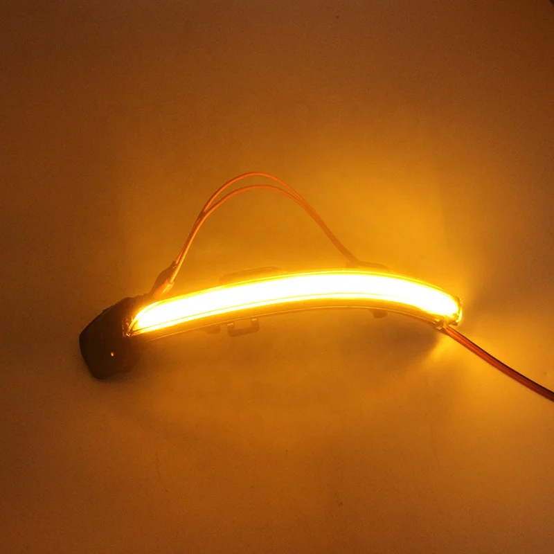 Black Customized Side Rear View Mirror Indicator Blinker Repeater Dynamic Turn Signal Light LED Replacement For MAGOTAN B8