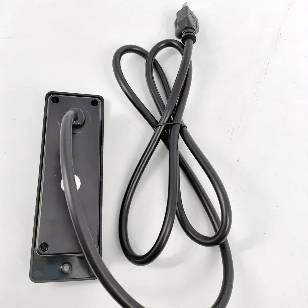 Rectangular Power Grommet Recessed Desktop Power Socket with 2 AC US Power 2 USB Port office Table Concealed Mounted Usb Socket