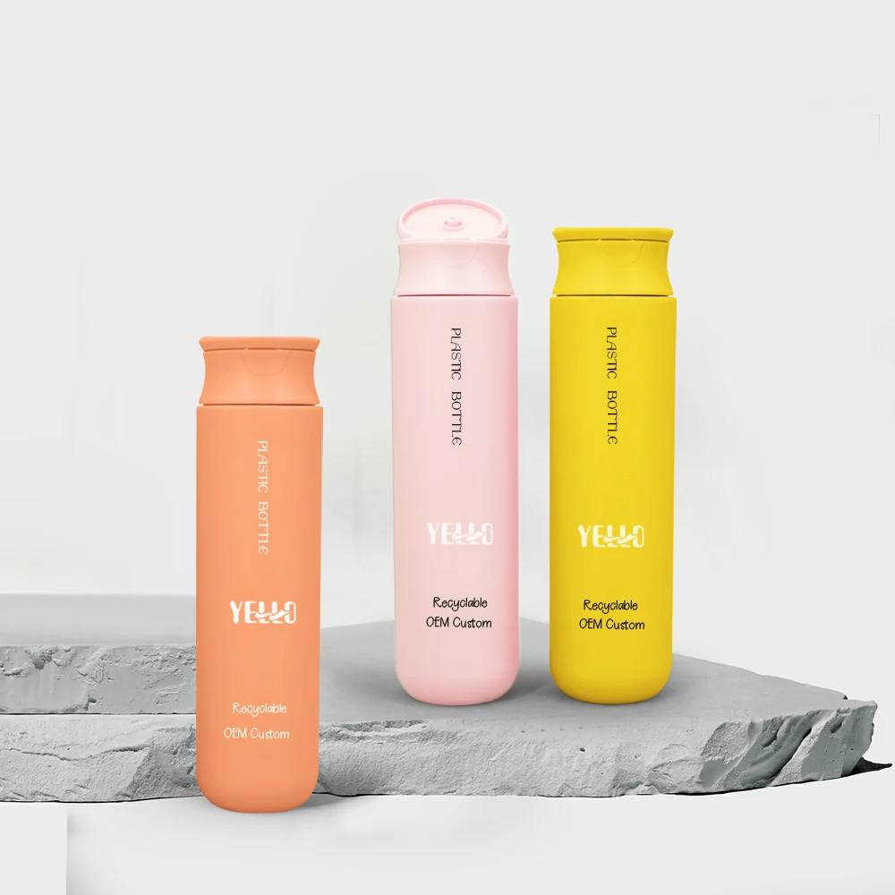 New Wholesale Plastic 300Ml Hdpe Shampoo And Conditioner Squeeze Bottles With Flip Top Cap