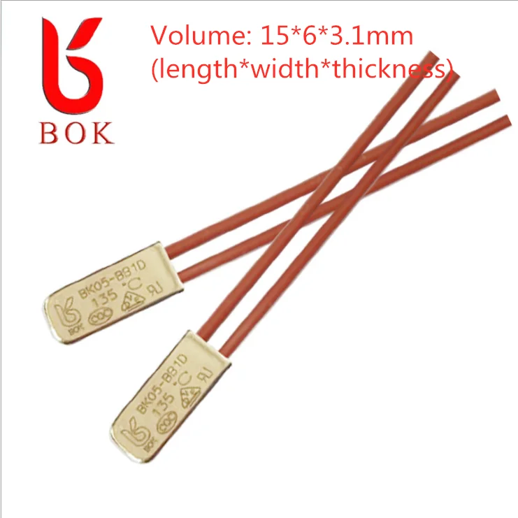 KSD9700 Bimetallic iron shell small volume 130c 5A normally closed thermal protector thermal sensitive temperature switch