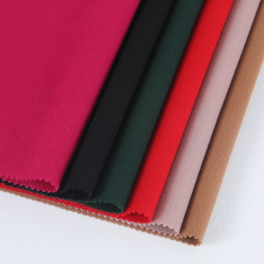 Новейшая дешевая ткань из матового полиэстера и флиса