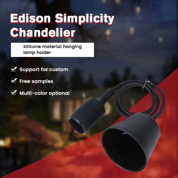 Retro Vintage Edison E27 Screw Bulb Plastic Shell Lamp Bulb Holder Pendant Lighting Ceiling Adaptor Socket Lamp Holder