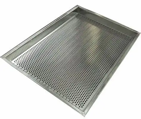 Fabricator square round slotted customized hole perforated punched metal sheet mesh for building facade with best price