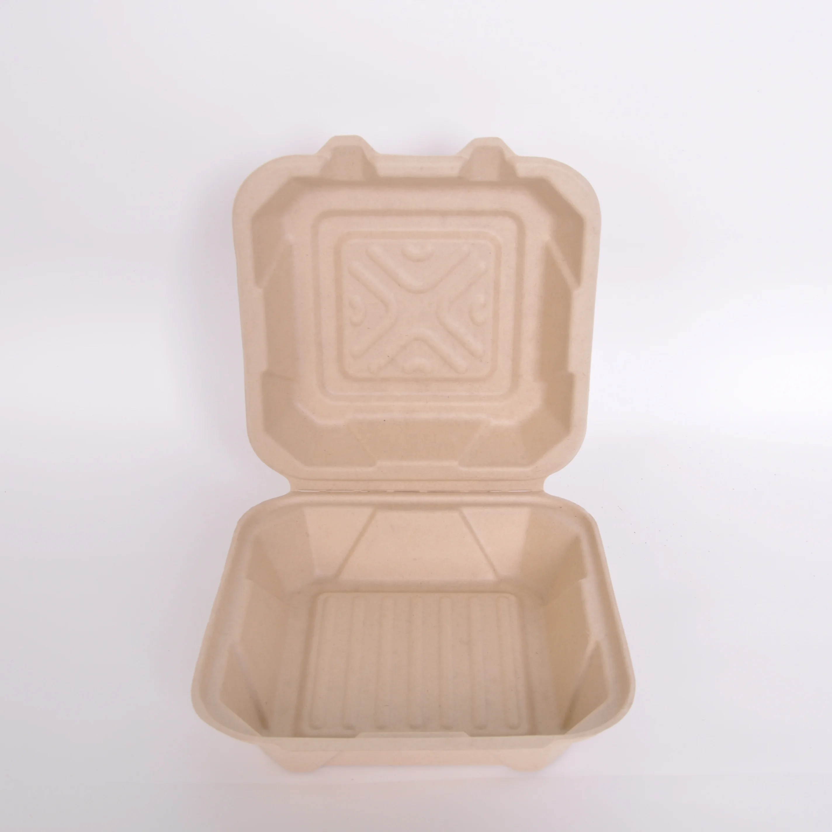 Biodegradable cutlery Disposable biodegradable cutlery 450ml sugar cane cane bagasse clamshell food containers