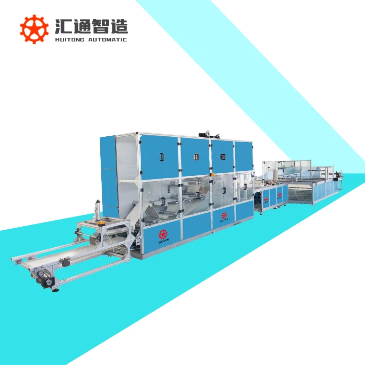 New Design Hospital Bed Sheet Folding Machine Automatic Non woven Embossing Machine