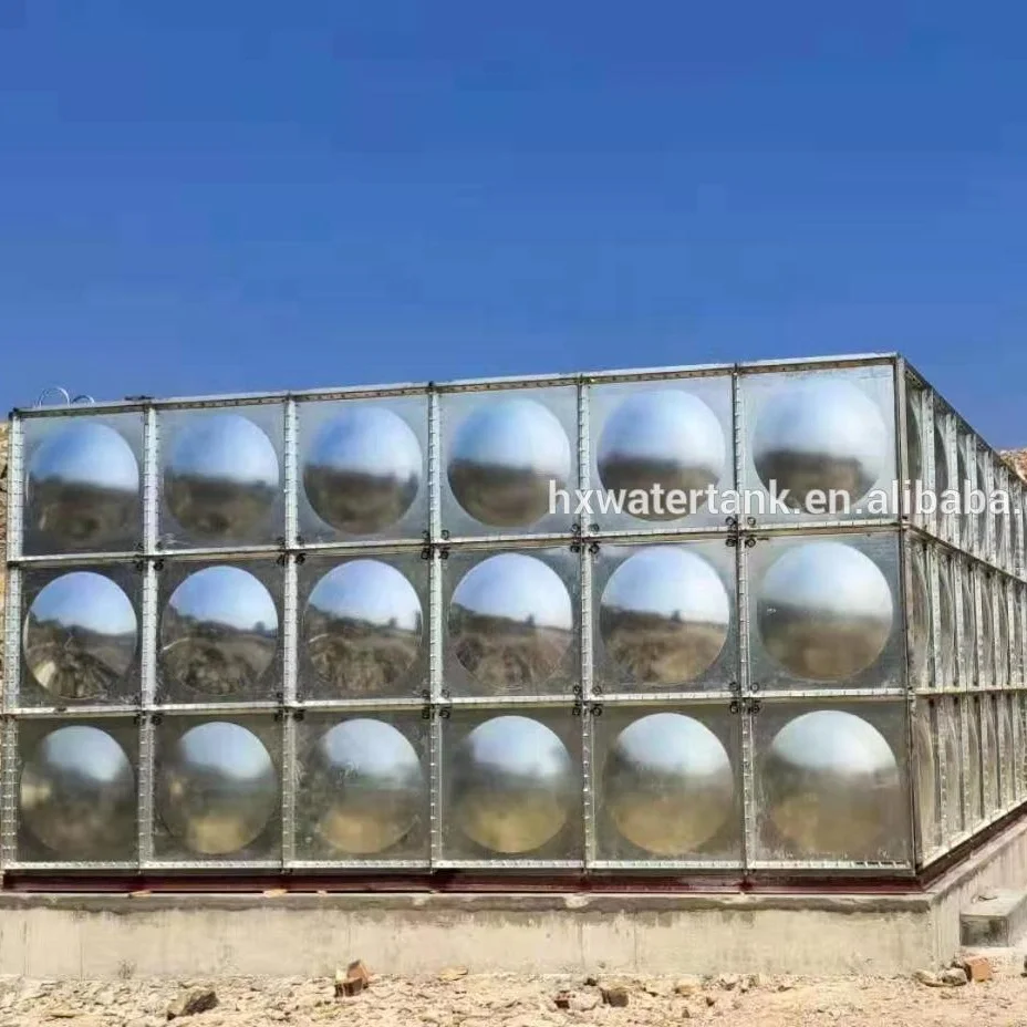 Galvanizing Combined Vessel 1220mm  * 1220mm Storage Hdg Overhead  Steel Water Tank
