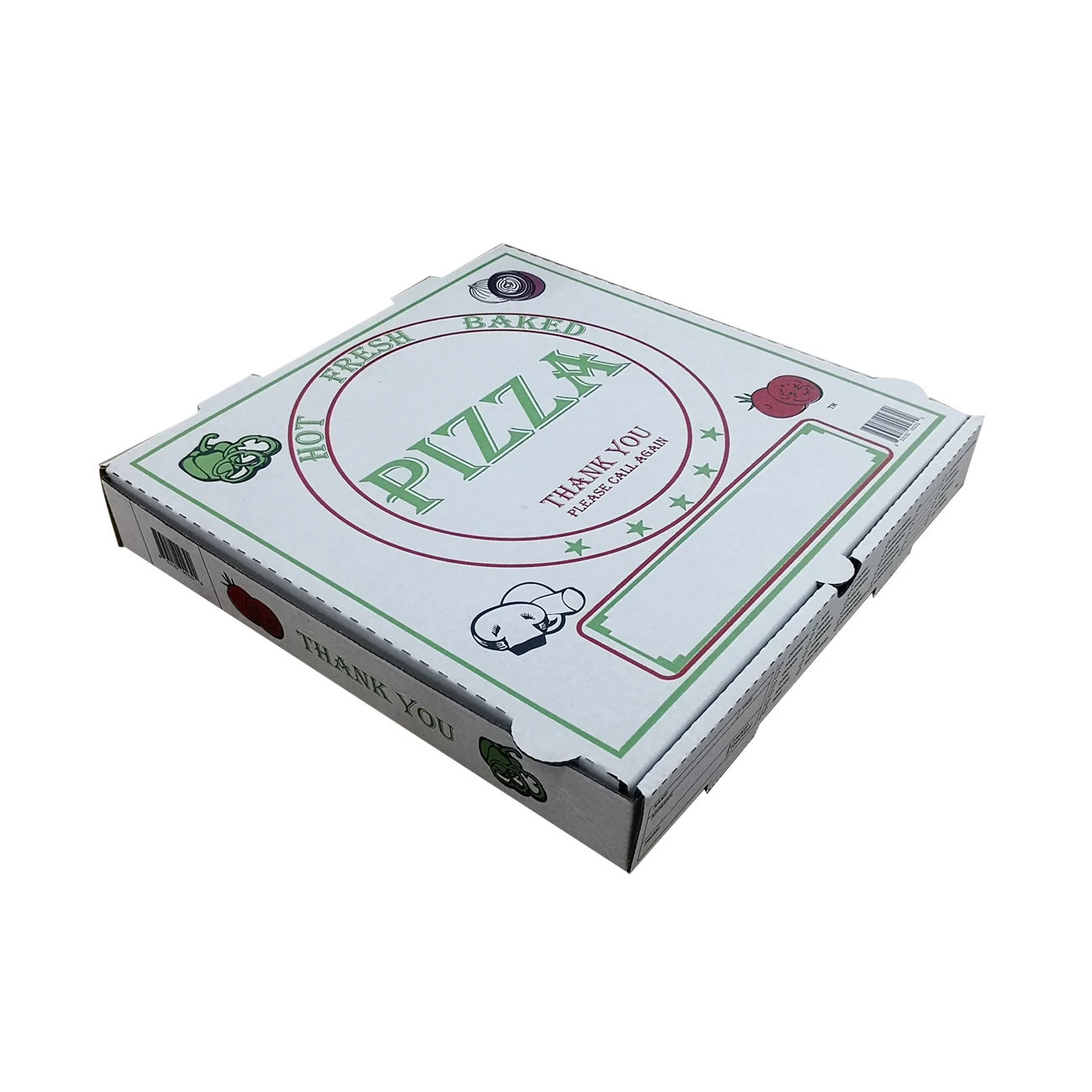 Wholesale Customized Logo Corrugated Paper Pizza Box Eco-friendly Flip-open Design Pizza Boxes