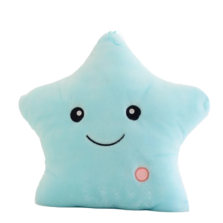 
Wholesale Decorative Custom LED Star Plush Baby Pillows Set 