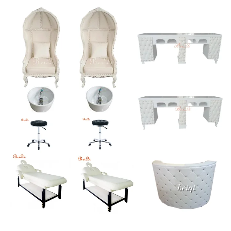 Luxury beauty salon equipment lexor black manicure massage pedicure spa chair for sale