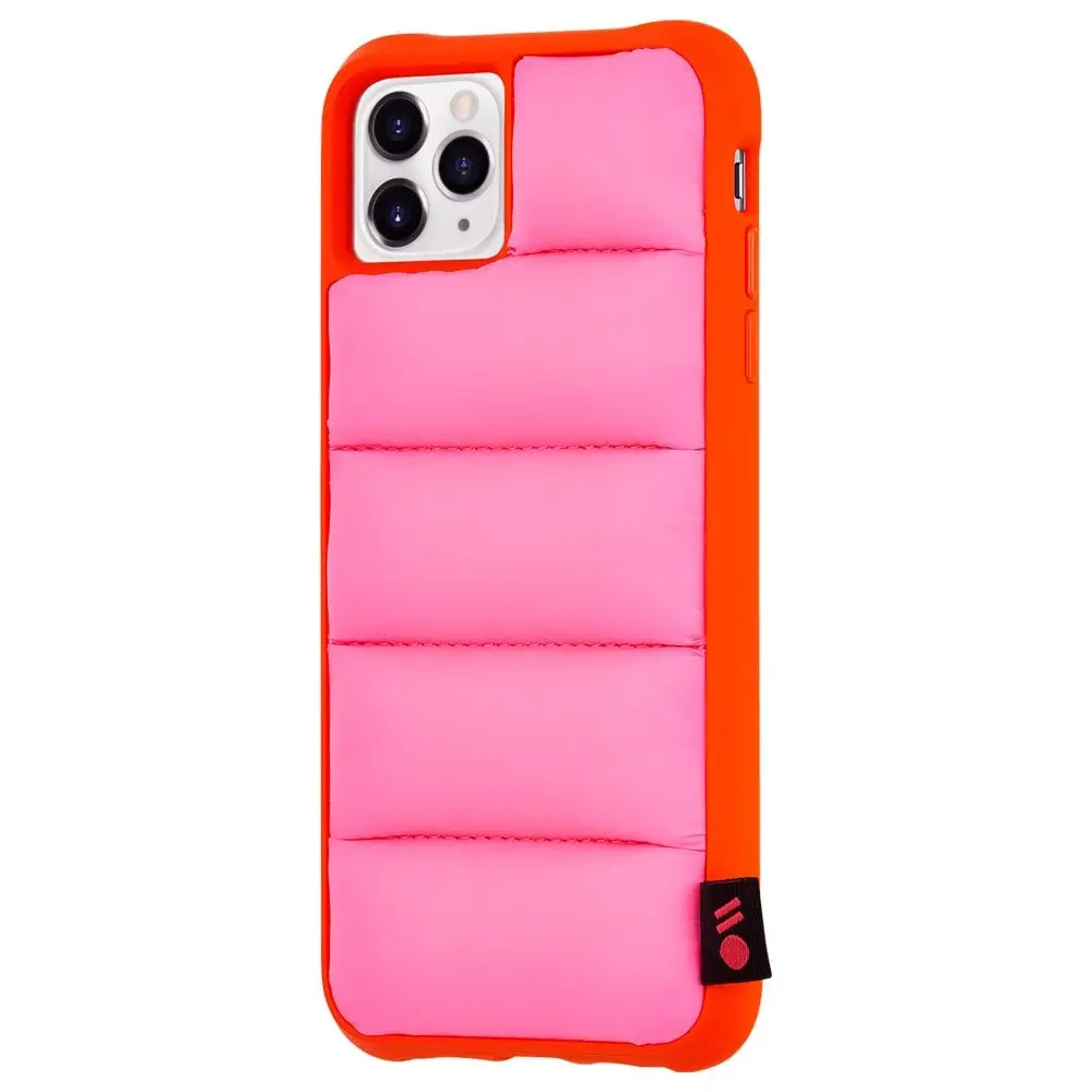 
In Stock Street Style Fashion White Black Pink Puffer Design Creative Cases For Iphone 11 Pro Max 