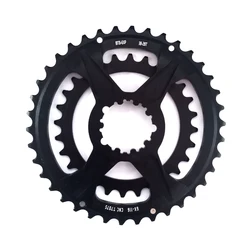 Direct-mounted Double-disc Mountain Bike Variable speed GXP disc ultralight tooth bike chainwheel
