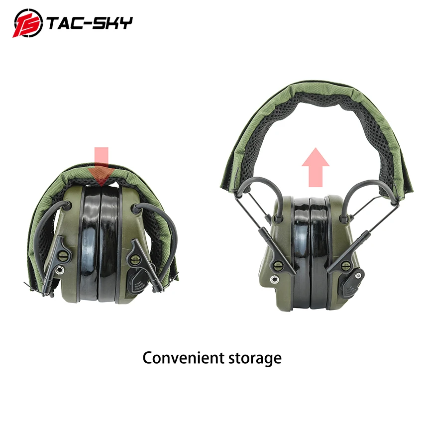 TS TAC-SKY TAC300 Электронные Наушники для защиты ушей силиконовые наушники уличная Охота Стрельба Защита слуха Гарнитура