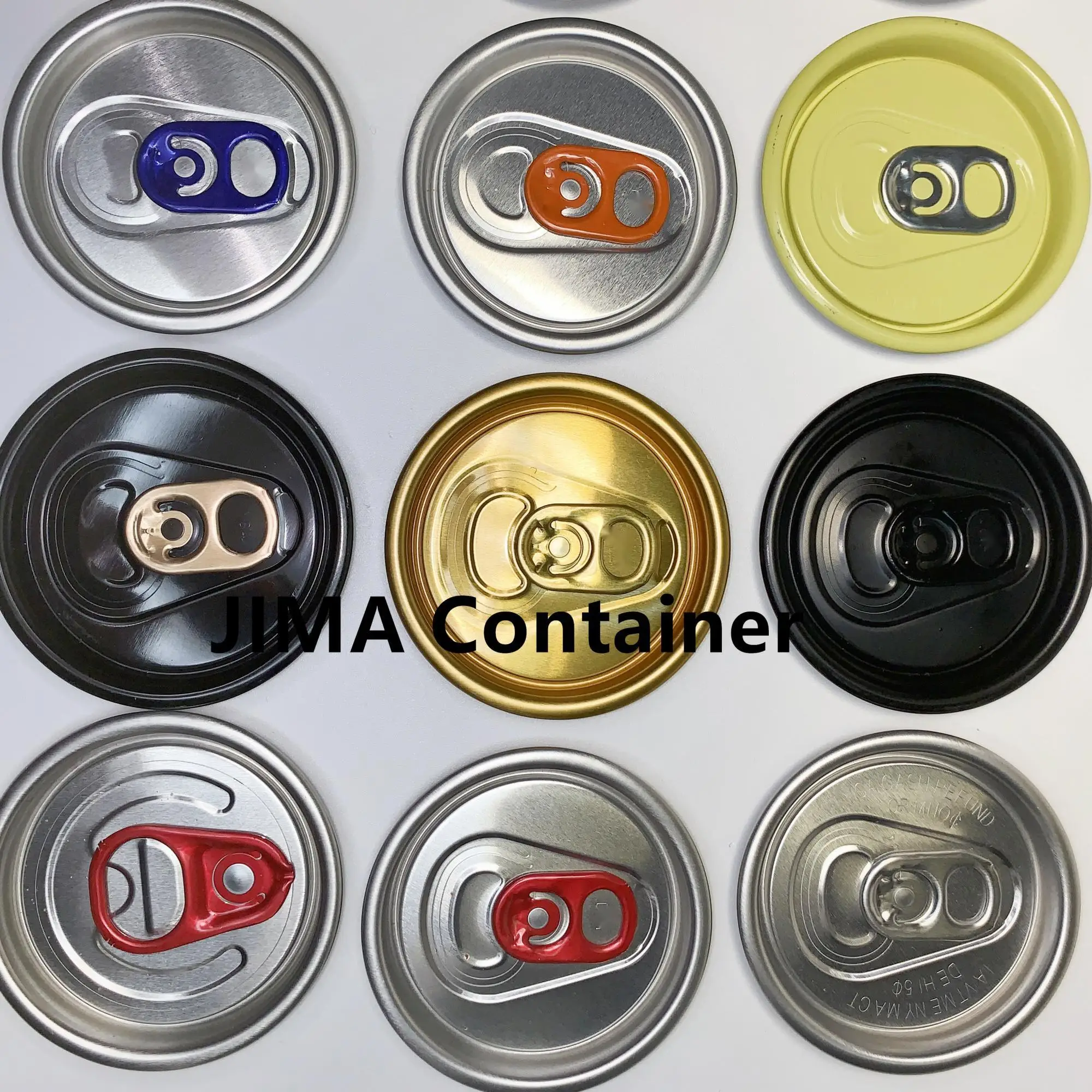 2021 easy open end B64 202# cover, 200# lid CDL cover aluminum cans lid  lettering  aluminium lid beer cans