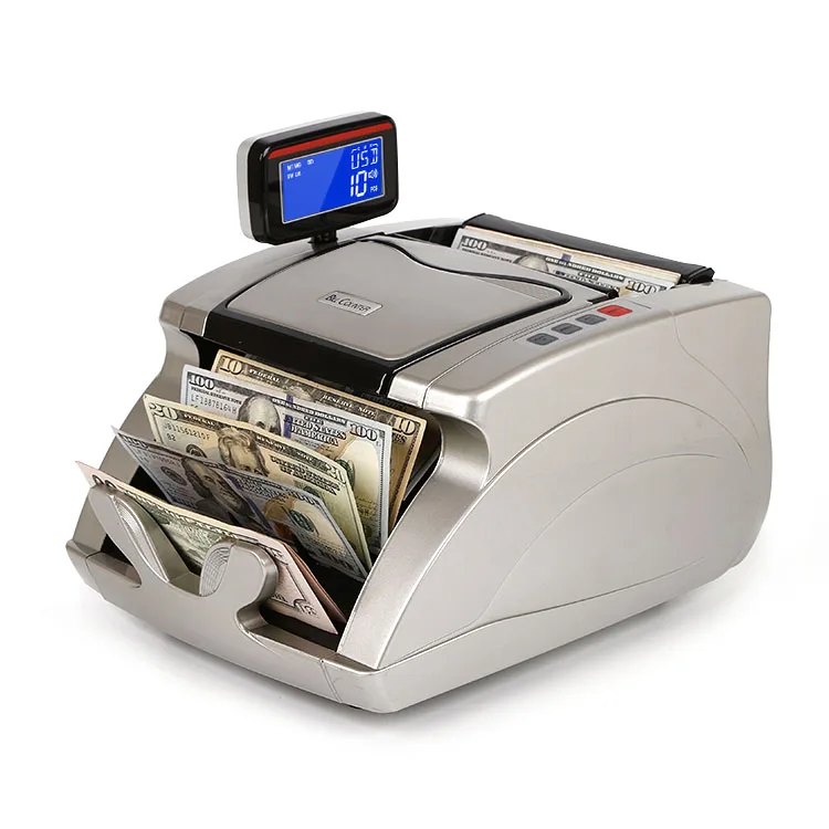 UV Detect Function USD EURO Money Cash Counting Machine Bill Multi Currency Counter