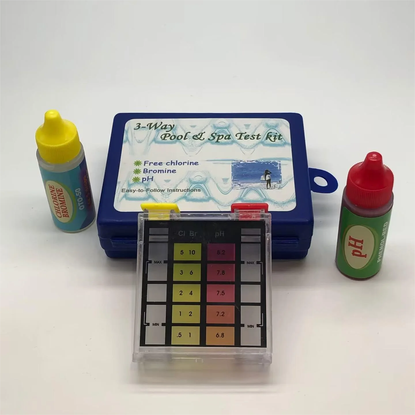 3 way Test Kit Pool and Spa Test Swimming Pool PH&CL