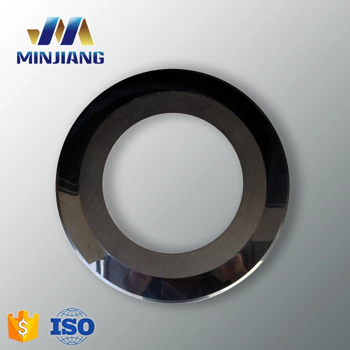 cemented tungsten carbide paper rotary air thin top tape circular round machine slitting knife