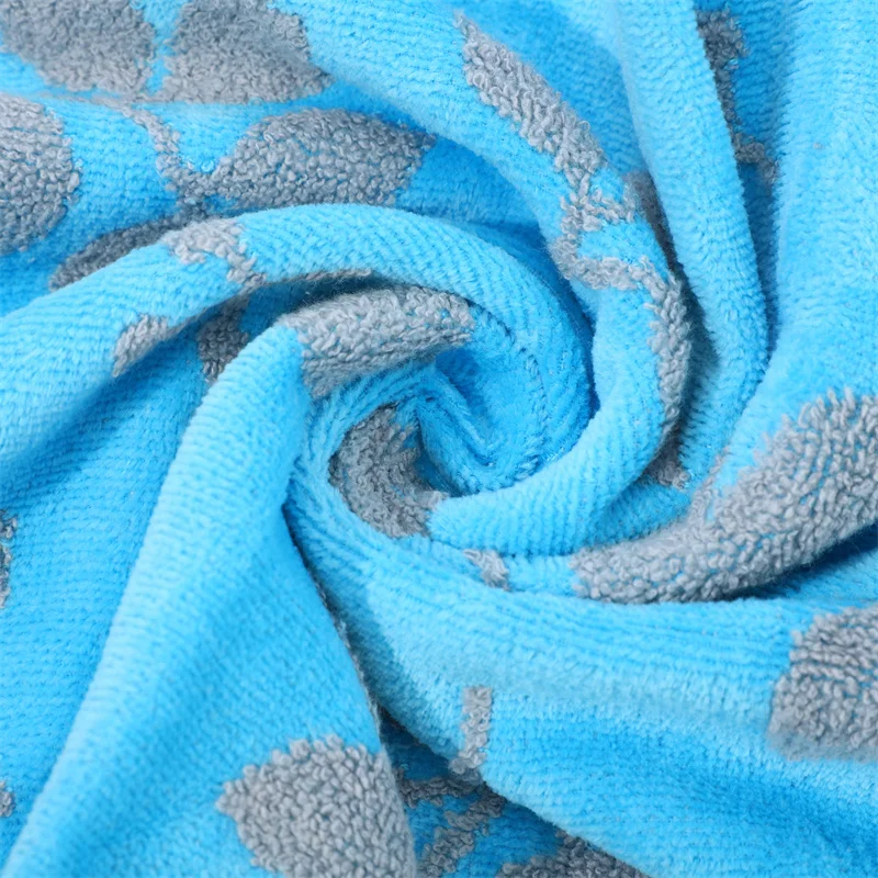 Good Selling 3 Pieces Refreshing Printed Colorful Elegant Soft Pure Cotton Towel Set