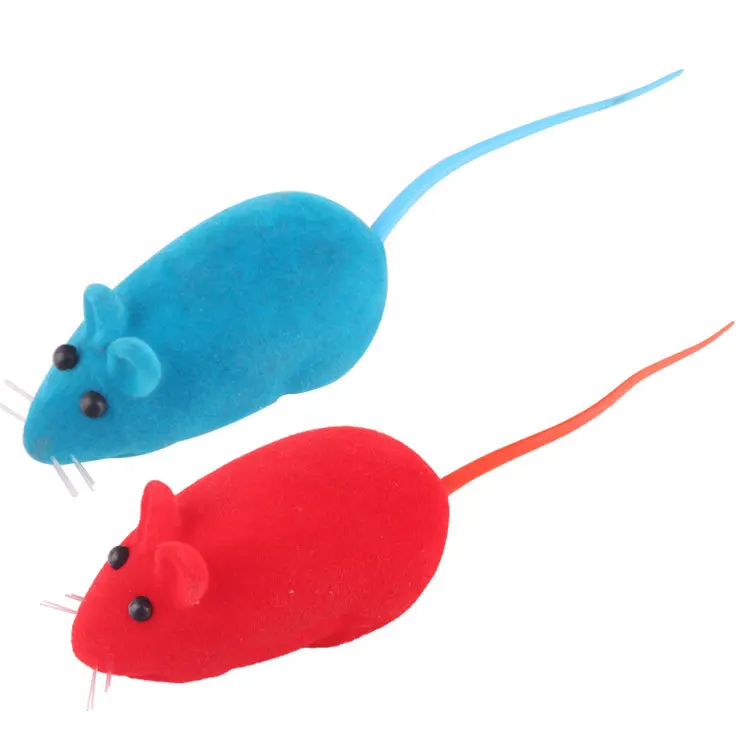 Hot selling cute cartoon rubber vocal dog toys vocal realistic cat toys little mouse mice & animal toys