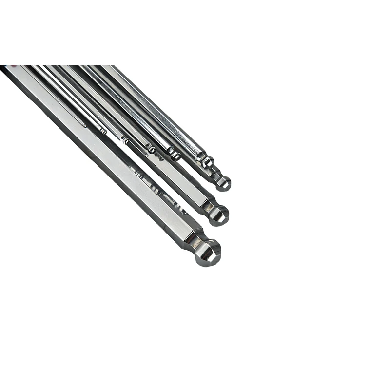 SALI Wholesale 9pcs Ball End Hex Key Set Allen Wrench Set