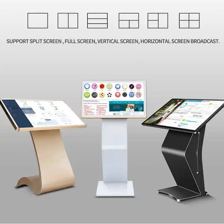 GPX Customized indoor All in One PC Digital Signage Multimedia LCD Interactive Touch Screen advertising display digital kiosk