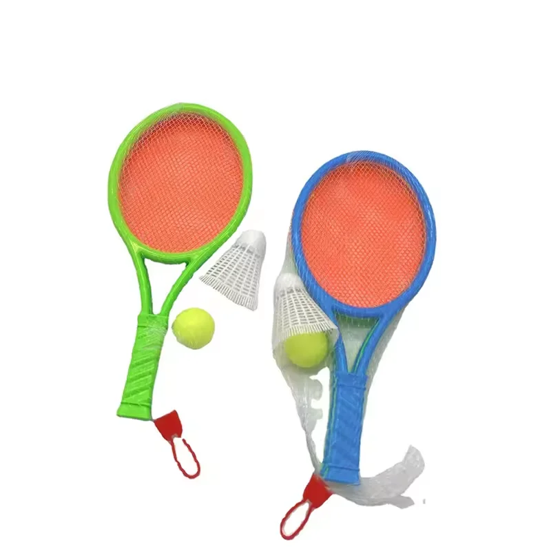Kids Outdoor Sport Beach Ball Toy Tennis Racket Badminton Racket Set Toy