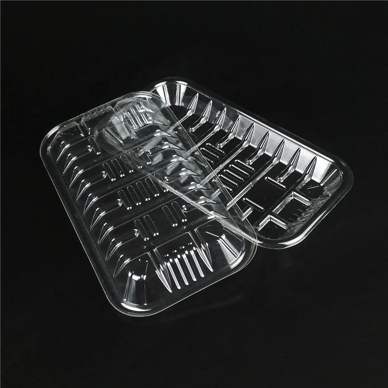 
Transparent Disposable Plastic Food Grade Supermarket Fruit Tray 