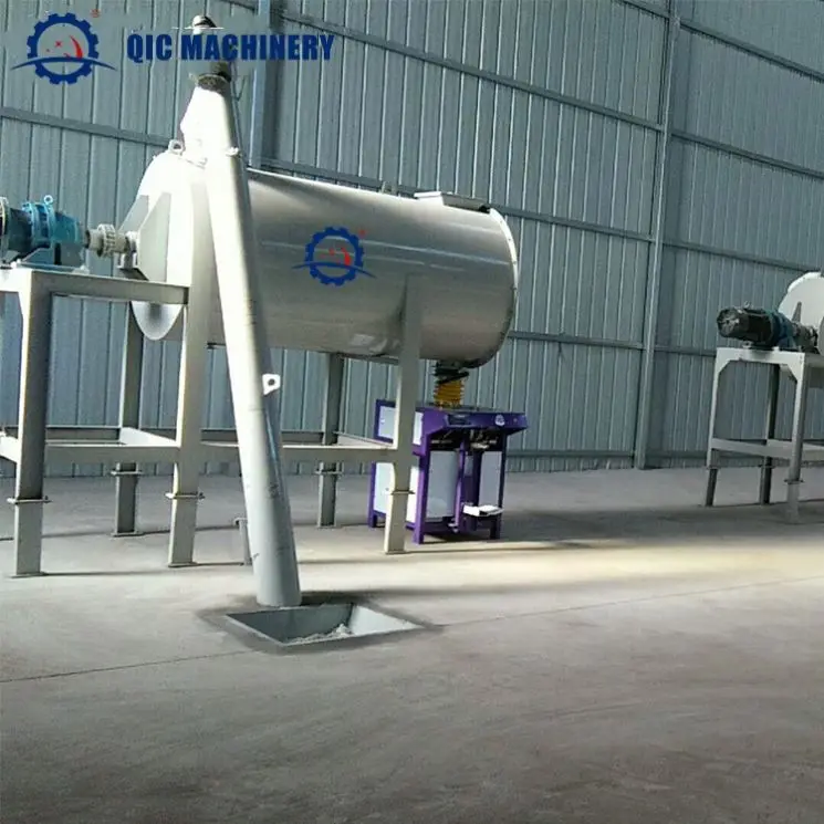 QIC китайский поставщик простое производство полуавтоматическое смесительное оборудование станция смеситель сухие минометные машины цена