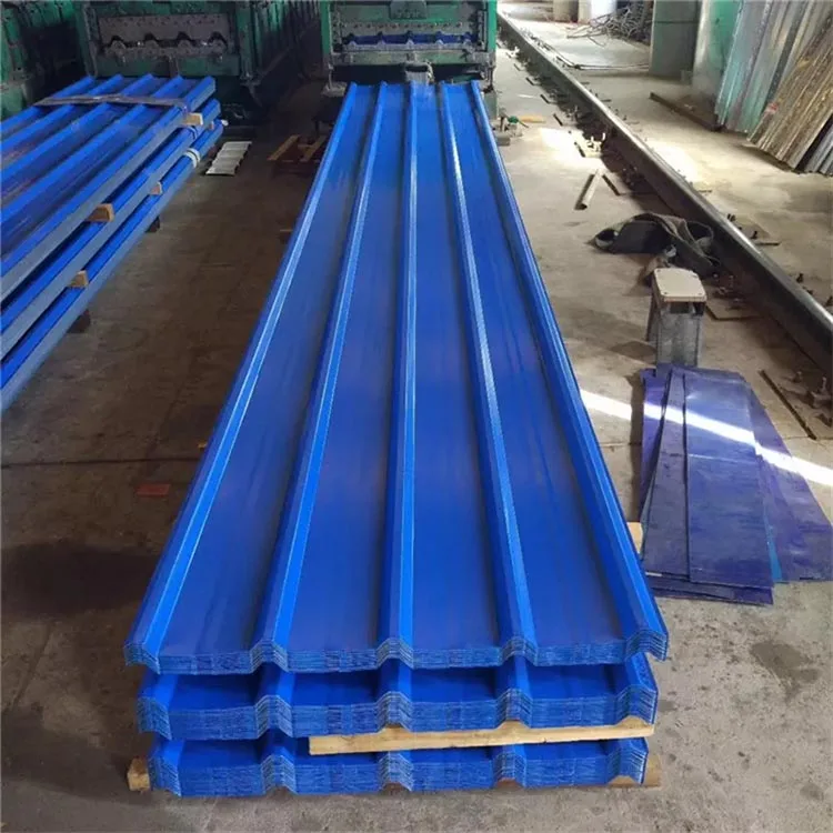 China factory Prepainted GI iron sheet PPGI Roof Tiles Color Coated Galvanized Corrugated Metal steel sheet