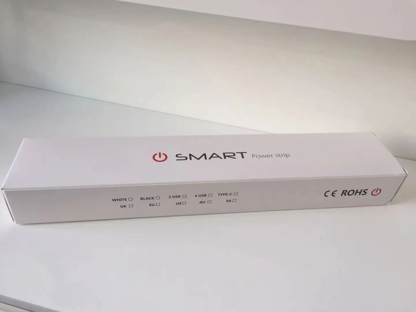 Smart Power Strip Surge Protector 3 Outlets & 4 USB Ports with Flat Plug Works with TUYA App Alexa Echo & Google home