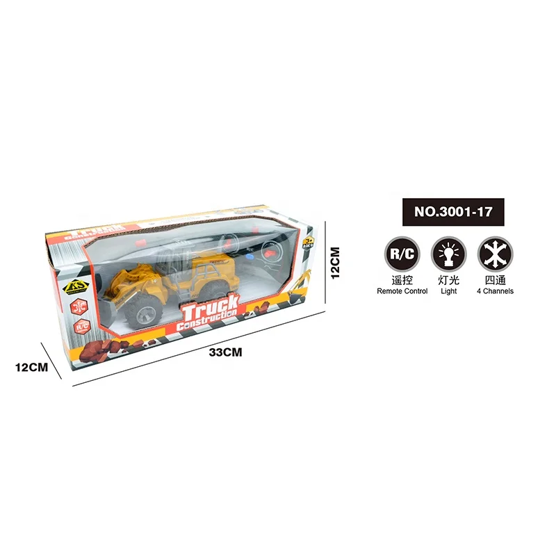Full Functional Front Loader RC Remote Control Construction Toy Tractor