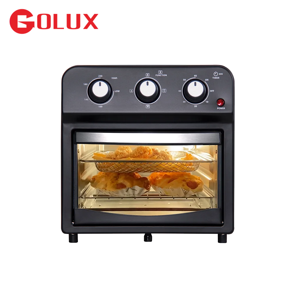 12L Smart Tabletop Air Fryers Oil Free Backing Oven with  adjustable Temperature and Timer, Convection 1500W