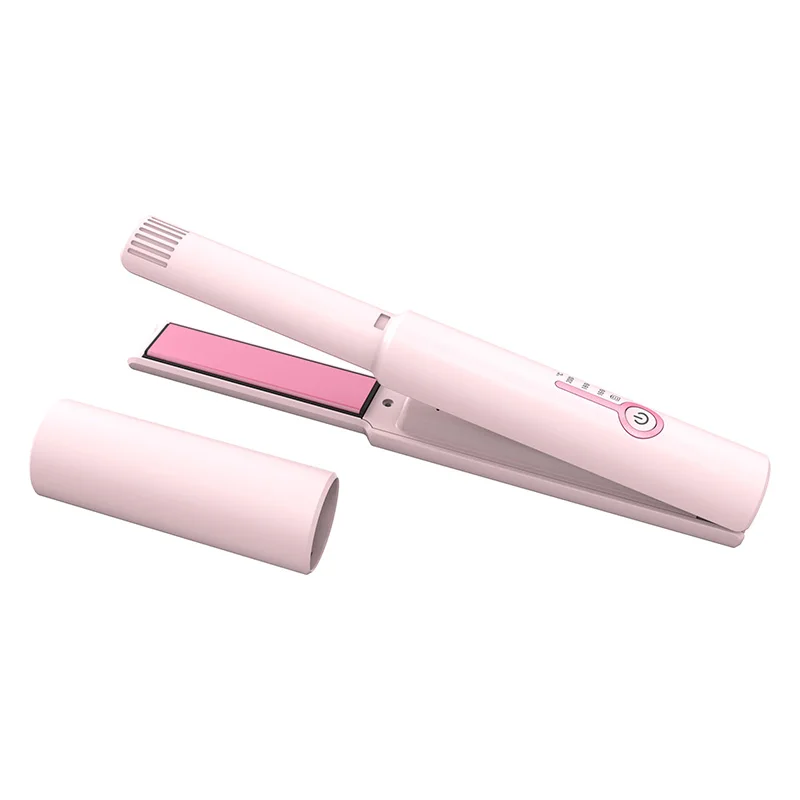 Утюг для выпрямления волос с USB привлекательный дизайн оптовая цена портативный мини-Железный аккумулятор плоский