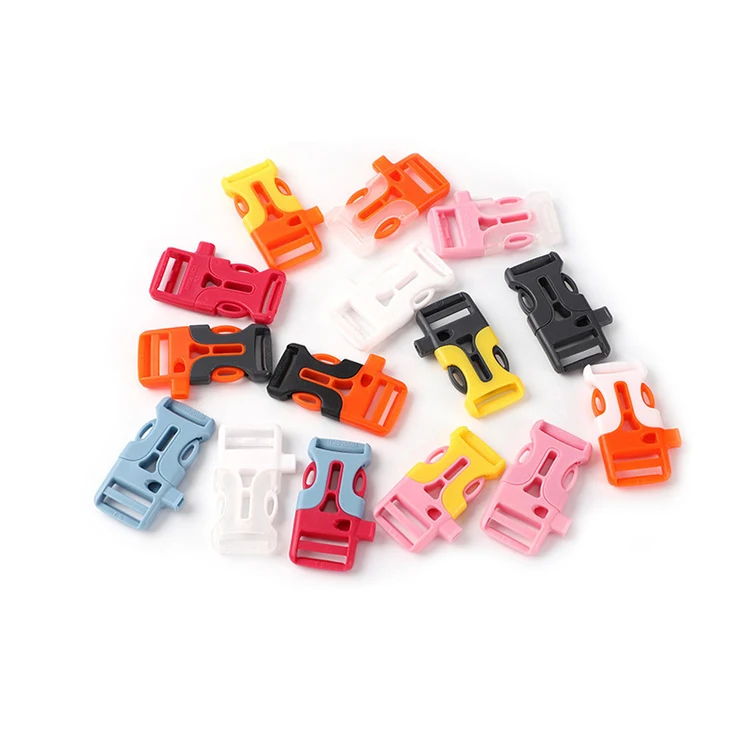 New Plastic Buckle Side Quick Release Survival Whistle Buckle For Pet Collar Luggage Strap Paracord Clasps