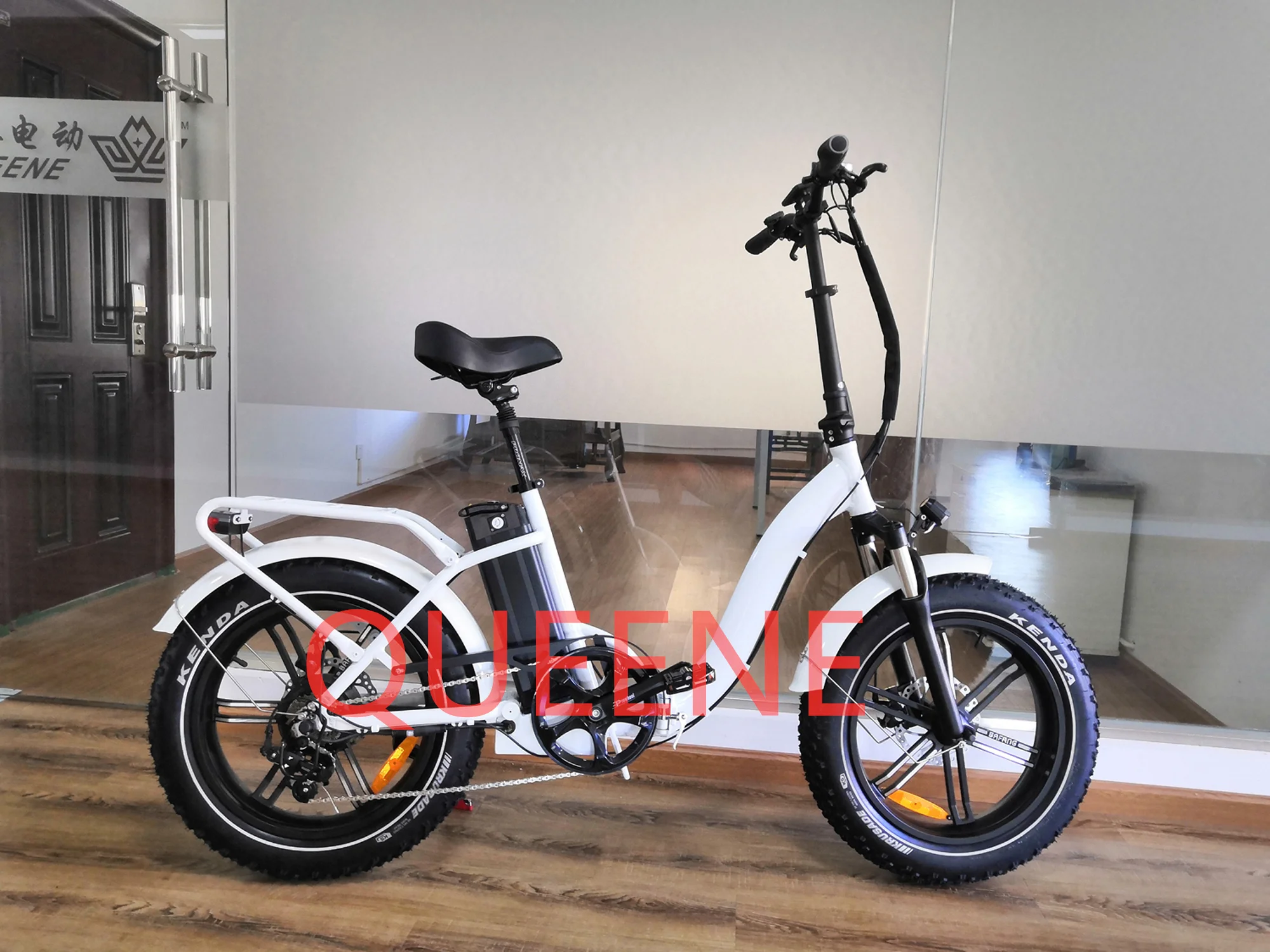  QUEENE/ best ebike 750W 1000W Fat Tire Folding Electric Bicycle 20 Inch 4.0 Bikes for