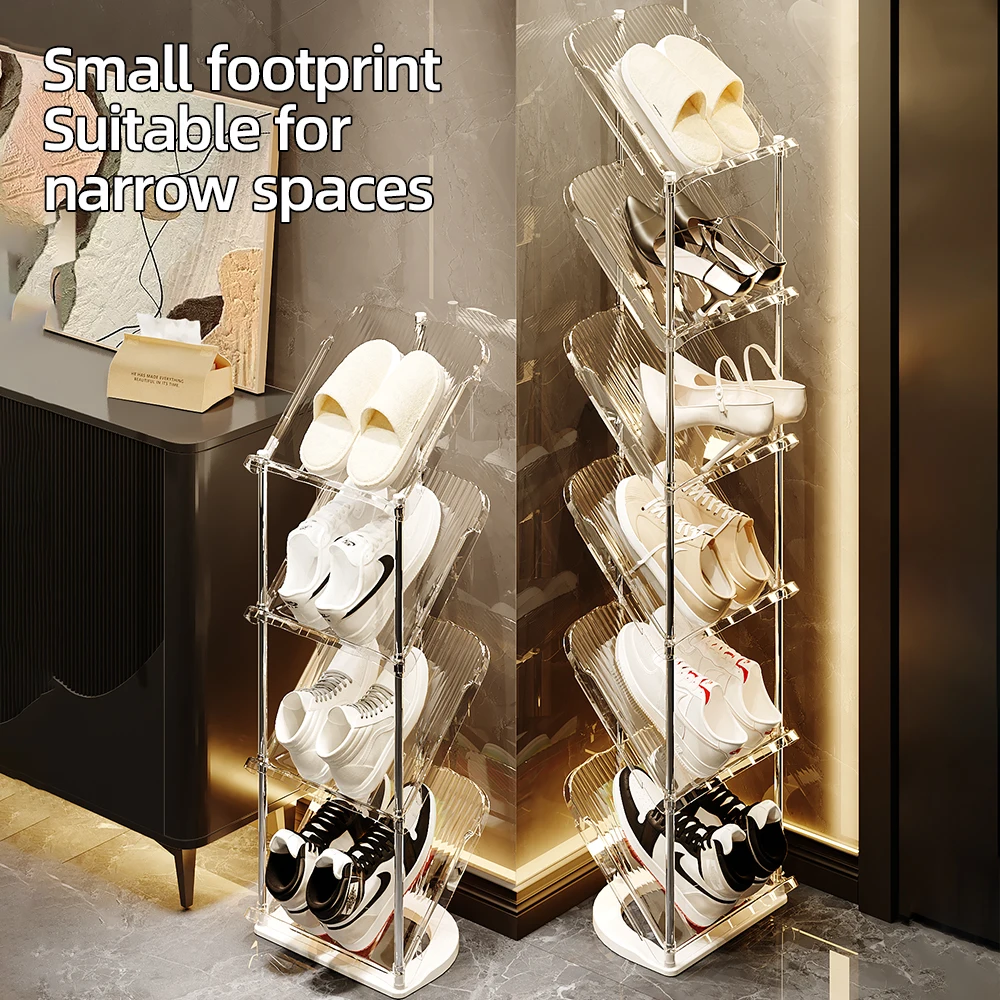 Multi-Storage Plastic Shoe Rack Cabinet Pet Material Organizer for Home Room Balcony Wardrobe Kitchen Bathroom