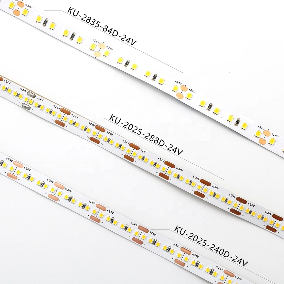 Новое поступление 2025 SMD Водонепроницаемые светодиодные Сменные 2216 2835 19 6 W DC24V 240D 288D 10 мм IP20 ленты с теплым белым светом