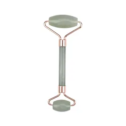 100% натуральный массажер из авантюрина, Нефритовый ролик для лица, инструмент для красоты лица и глаз, припухлость