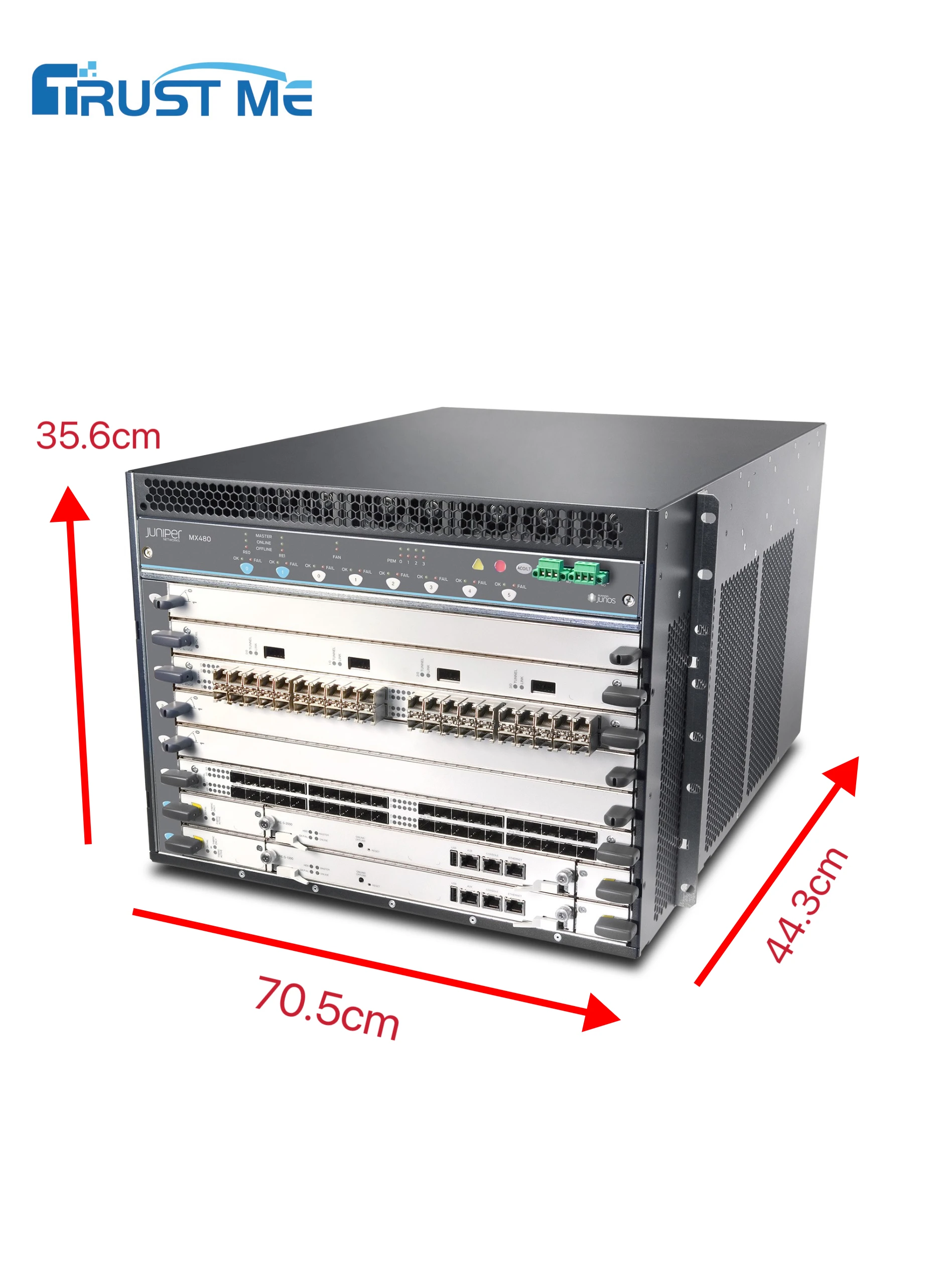Хорошая цена MX480-PREMIUM3-DC маршрутизаторы для можжевельника 10/100/1000 Мбит/с поддерживает WDS & WPS QoS VPN USB Mesh Functions доступные в наличии