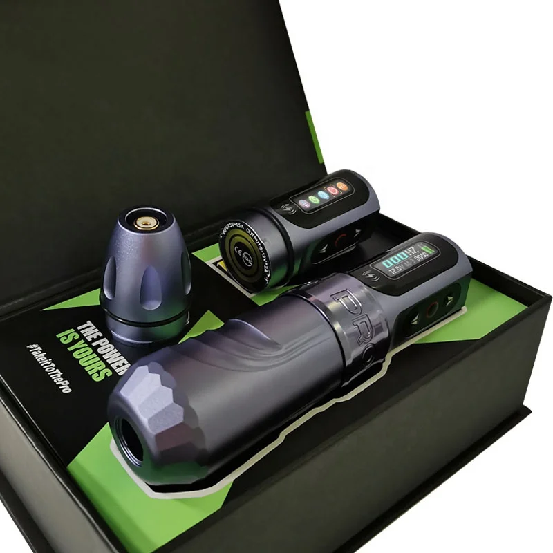 Dual-Color screen battery Professional Wireless Cartridge Tattoo Pen Tattoo Machine Tattoo Gun