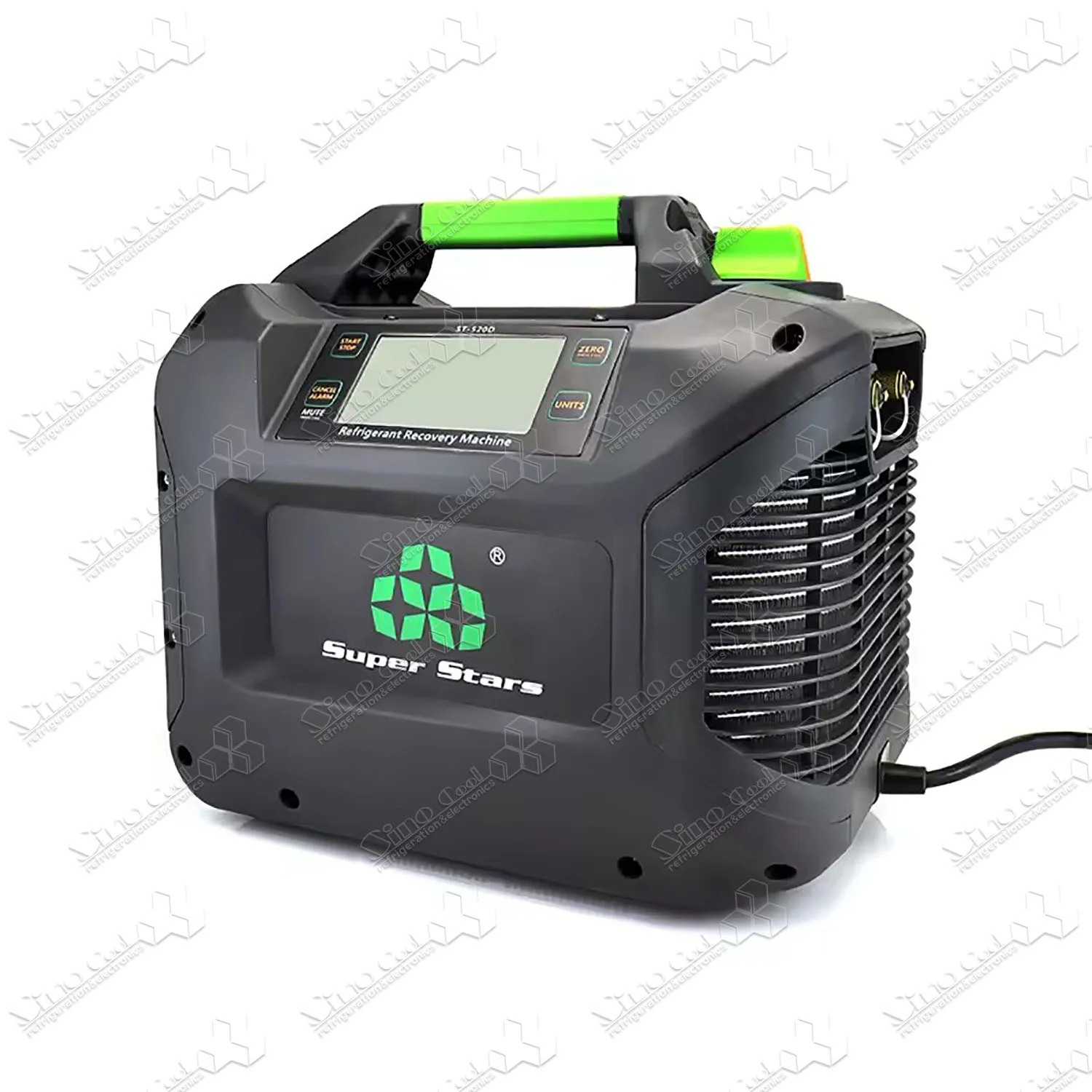 ST-520D HVAC Super Stars Холодильный инструмент с цифровым дисплеем Портативный рекуператор хладагента