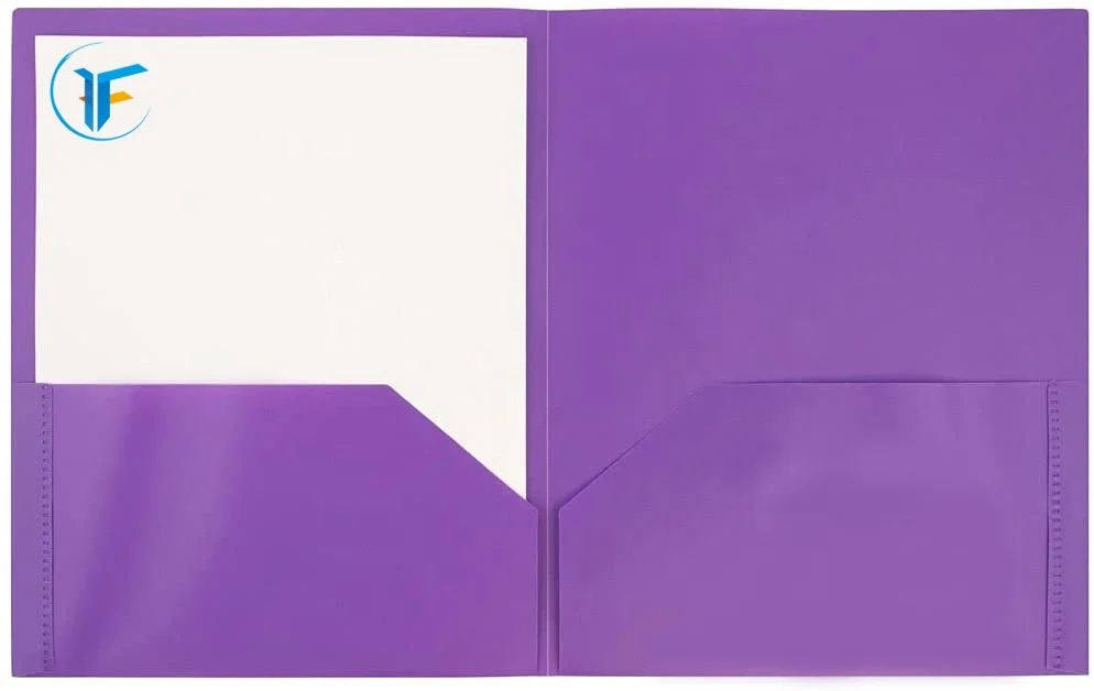 A4 Size Brochure Jackets File Advertising 2 Pocket Presentation Folder