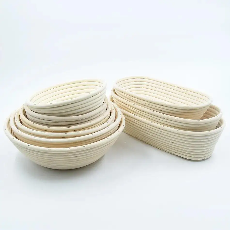 Basket Bread Proofing For Set Baskets Baking Home Bowl Decorations Round Oval Tools Kitchen & In Sets Plates Vietnamese Rattan