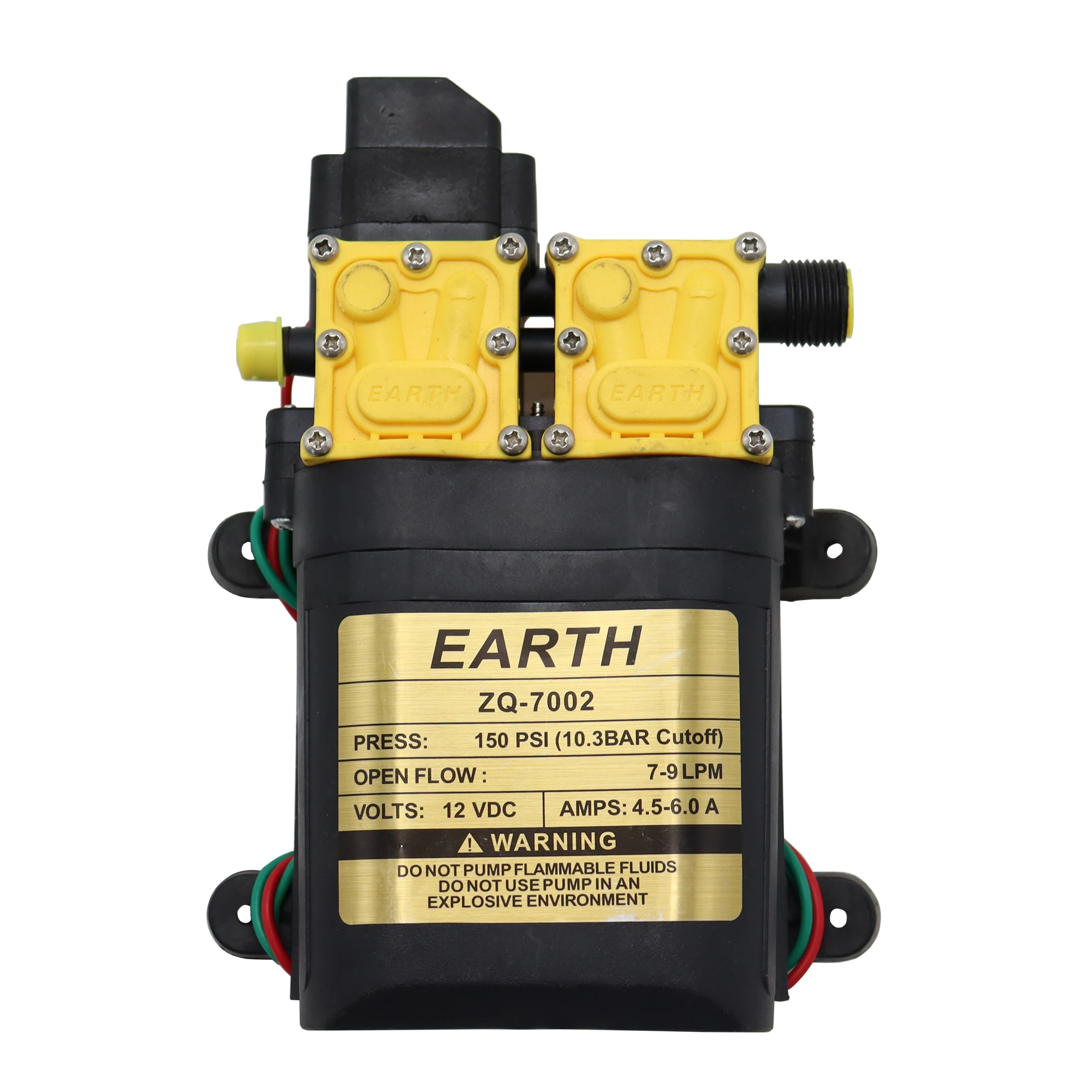 Commercial Agricultural 12V Small Water Self Priming Double Diaphragm Boom Sprayer Pump