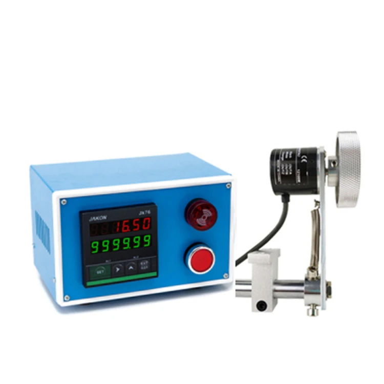 jk76 Control box Aluminum alloy anti pulley Spring support Digital And Encoder Industrial Length Meter Counter